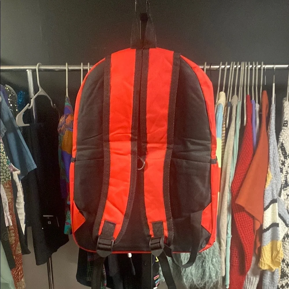Rainbow friends Red Backpack with Eye Design
